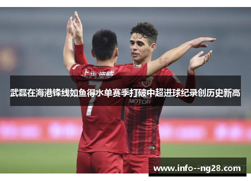 武磊在海港锋线如鱼得水单赛季打破中超进球纪录创历史新高